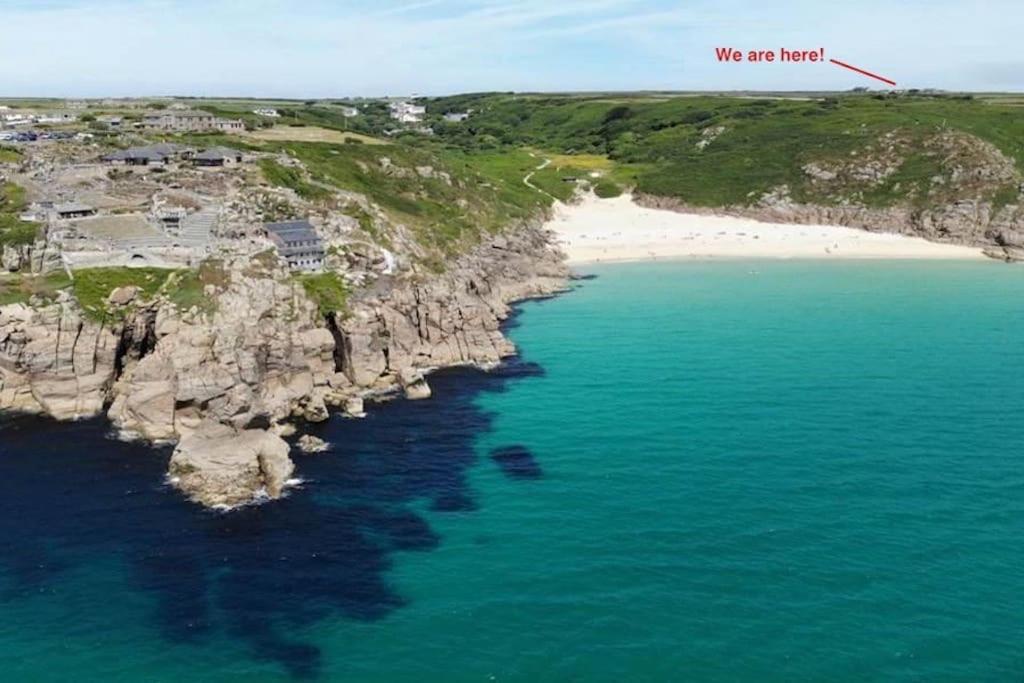 Porthcurno Barns, The Cart Lodge - Cosy Cottage, Walk To Porthcurno Beach, Pedn Vouder & Minack Theatre Penzance Eksteriør billede